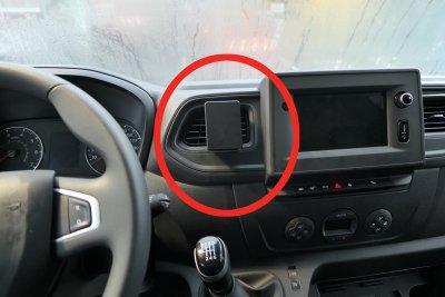 Mobile phone holder Renault Master from 2020-2024