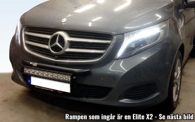 Extra light bar incl. LED light bar for Mercedes-Benz Vito/V-class 2014-
