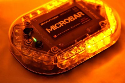 Mega-Flash Microbar - Small handy flash light bar with magnetic mount &amp; battery pack