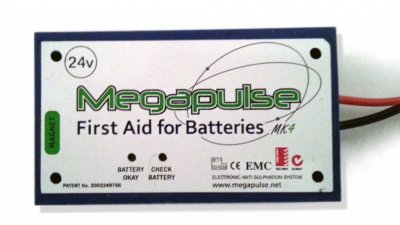 Megapulse 24V - Removes sulfation on the battery!