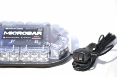 Mega-Flash Microbar - Small handy flash light bar with magnetic mount
