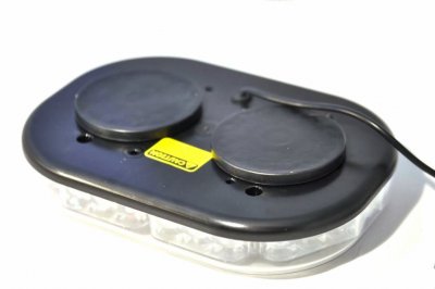 Mega-Flash Microbar - Small handy flash light bar with magnetic mount
