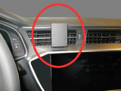 Mobile phone holder for Audi A7 from 2018- (mounting right of steering wheel)