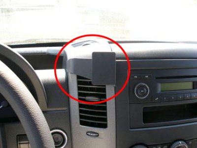 Mobile phone holder for Mercedes Sprinter from 2006-2018