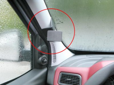 Mobile phone holder for Fiat Dobló 2010-2014