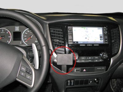 Mobile phone holder Fullback (Fiat) from 2016-2019