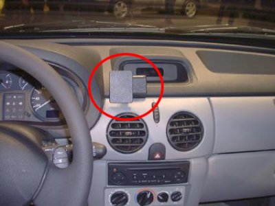 Mobile phone holder for Nissan Kubistar 2004-2009