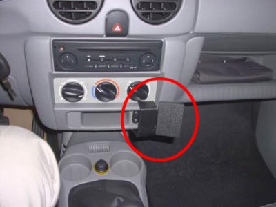 Mobile phone holder for Renault Kangoo 2003-2007