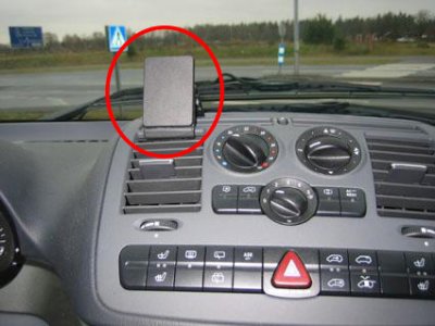 Mobile phone holder for Mercedes-Benz Vito/Viano 2004-2014