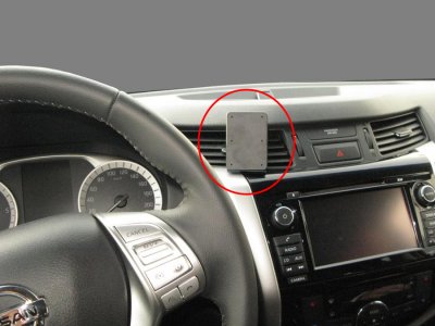 Mobile phone holder Nissan Navara from 2016-2021