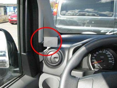 Mobile phone holder for Nissan NV200 2010-/2015-