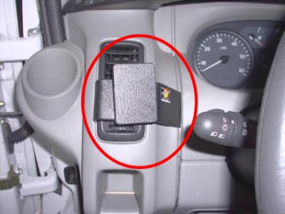 Cell phone holder for Opel Vivaro 2002-2014