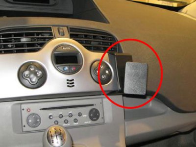 Mobile phone holder for Renault Kangoo from 2008-2013