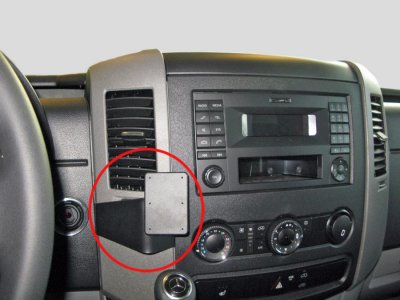 Mobile phone holder for Mercedes Sprinter from 2006-2018