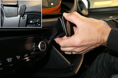 Mobile phone holder Toyota Aygo X from year 2022-