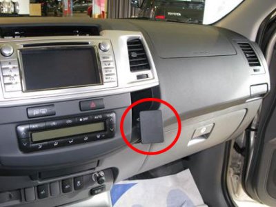 Mobile phone holder Toyota Hilux 2012-2016