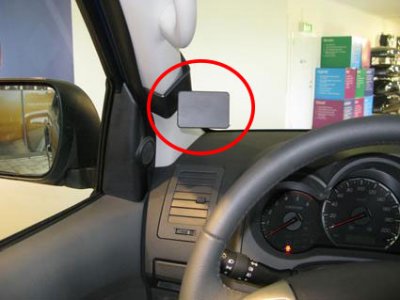 Mobile phone holder for Toyota Hilux 2012-2016