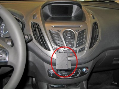 Mobile phone holder for Ford Transit Courier 2014-2018