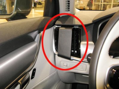 Mobile phone holder Volvo V90 from 2016- onwards
