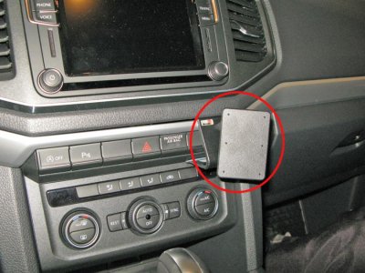 Mobile phone holder Volkswagen Amarok from 2017-2020