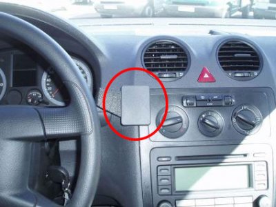 Mobile phone holder for Volkswagen Caddy from 2004-2015