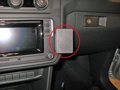 Mobile phone holder Caddy (Volkswagen) from 2016-2020