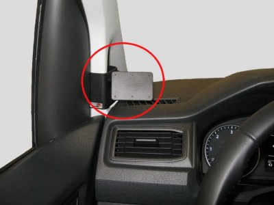 Mobile phone holder for Volkswagen Caddy from 2004-2015