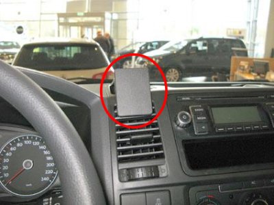 Mobile phone holder Volkswagen Transporter T5 from 2010-2015