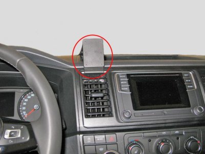 Mobile phone holder for VW Transporter T6 from 2016-2019