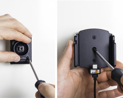 Mobile phone holder USB-C | For mobile phones 75-89 mm / 6-10 mm