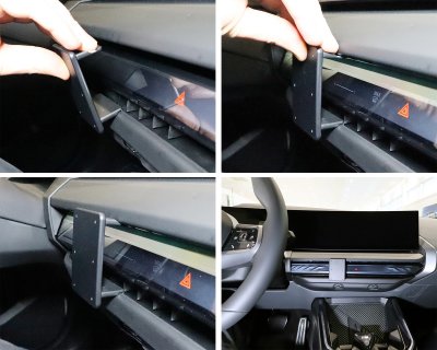 Installation of mobile phone holder BMW X3 from 2025-