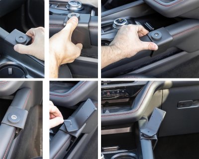 Mobile phone holder Ford Explorer 2024- | Mounting on center console