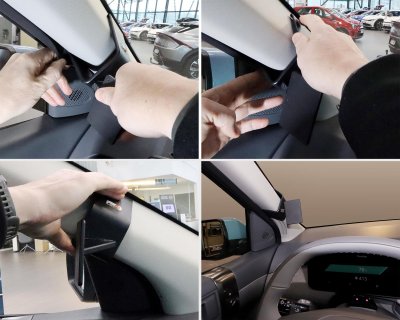Kia EV3 Phone Holder (2024–) | For installation on the left A-pillar