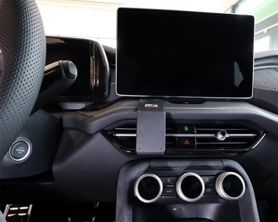 Mobile phone holder for Skoda Kodiaq from 2024 onwards | For mounting under the center screen