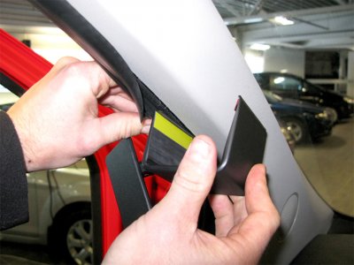 Mobile holder Ford Custom 2013-2023 | Left hand mount (A-pillar)