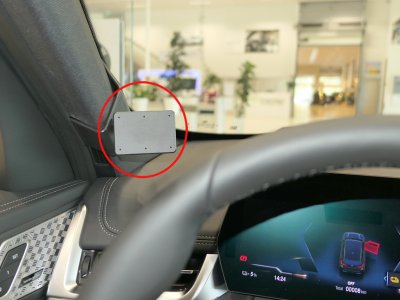 Mobile phone holder BMW X1 2023-