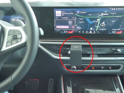 Mobile phone holder BMW X7 from 2024-