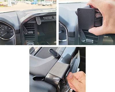 Mobile phone holder for Ford F-150 from model year 2021-
