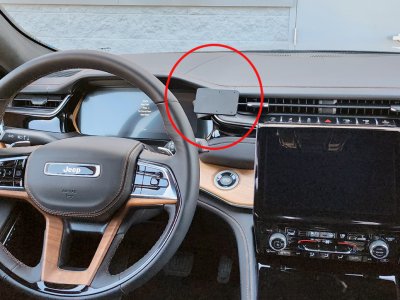 Mobile phone holder Jeep Grand Cherokee from 2021-