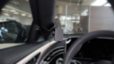 Mobile phone holder Mercedes E-Class from 2024 onwards | For mounting on the left A-pilar