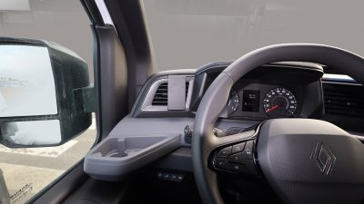 Mobile phone holder Nissan Interstar from 2024 onwards | For mounting to the left of the steering wheel