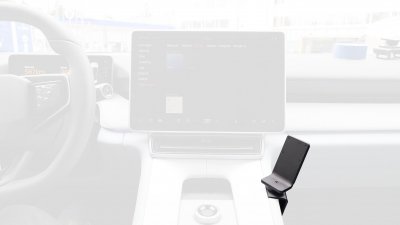 Mobile phone holder Polestar 4 from 2024 onwards | For mounting to the left of the screen