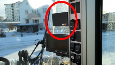 Phone holder for Volvo L60 from 2014- | Model specific