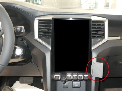 Mobile phone holder Volkswagen Amarok from 2023-