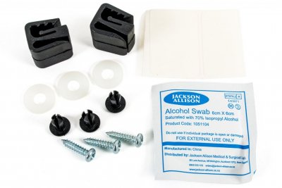 Example image: Mounting kit Airplex Bonnet guard Ford Transit Custom from 2023-