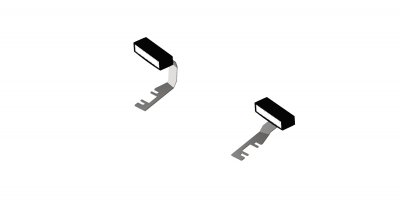 Bonnet mounts for auxiliary lights/work lights for Ford Ranger from 2023 onwards