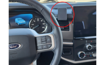 Mobile phone holder for Ford F-150 Lightning from 2021-