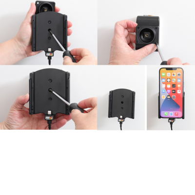 Brodit phone holder - Apple iPhone 12 Pro Max | Assembly