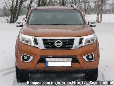 Extra light bar incl. LED light bar for Nissan Navara 2015-