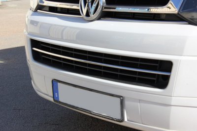Stainless steel lower grill for Volkswagen Transporter T5 2010-2015